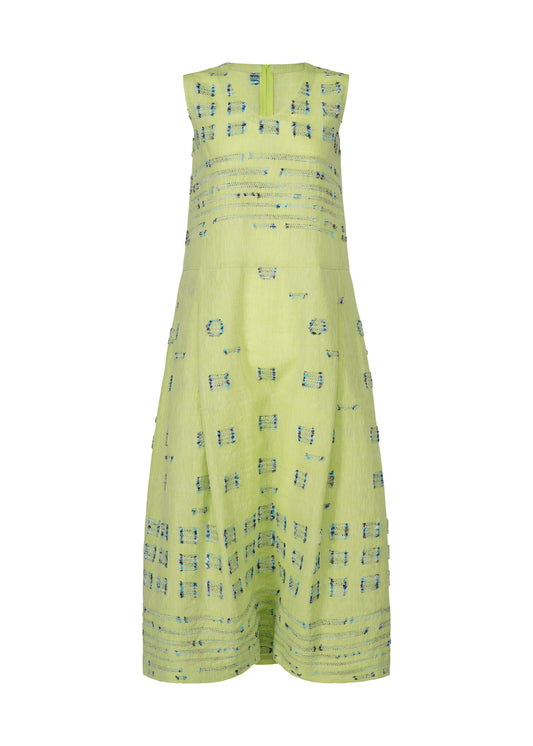A product shot of the HAAT KOMOREBI jumpsuit in green (62).