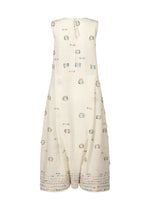 A detail shot of the HAAT KOMOREBI jumpsuit.