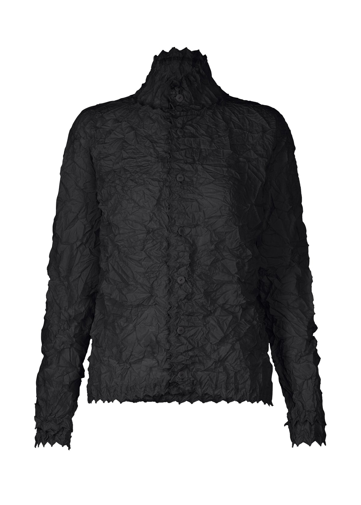 KUMO SHIBORI SPUN Shirt Black