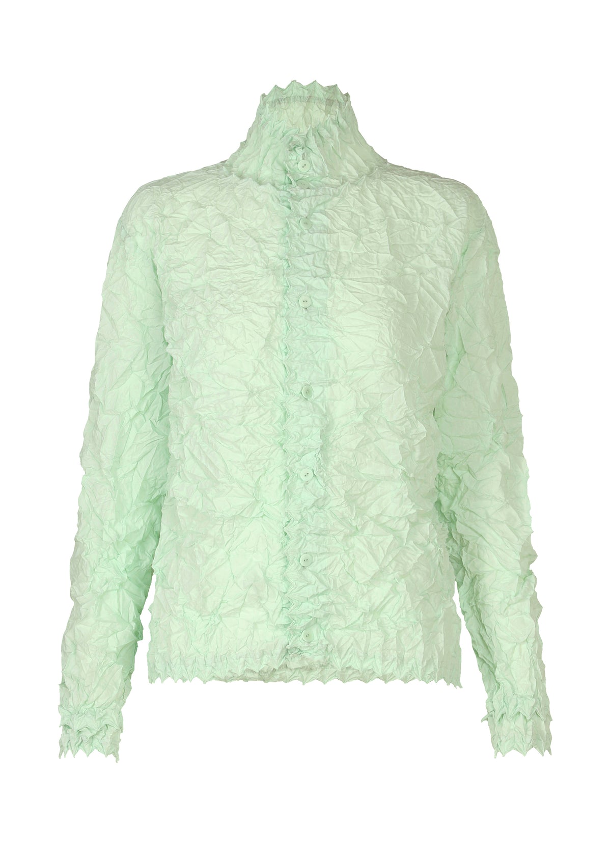 KUMO SHIBORI SPUN Shirt Ice Green