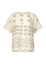 A product shot of the HAAT KOMOREBI shirt in white (01).