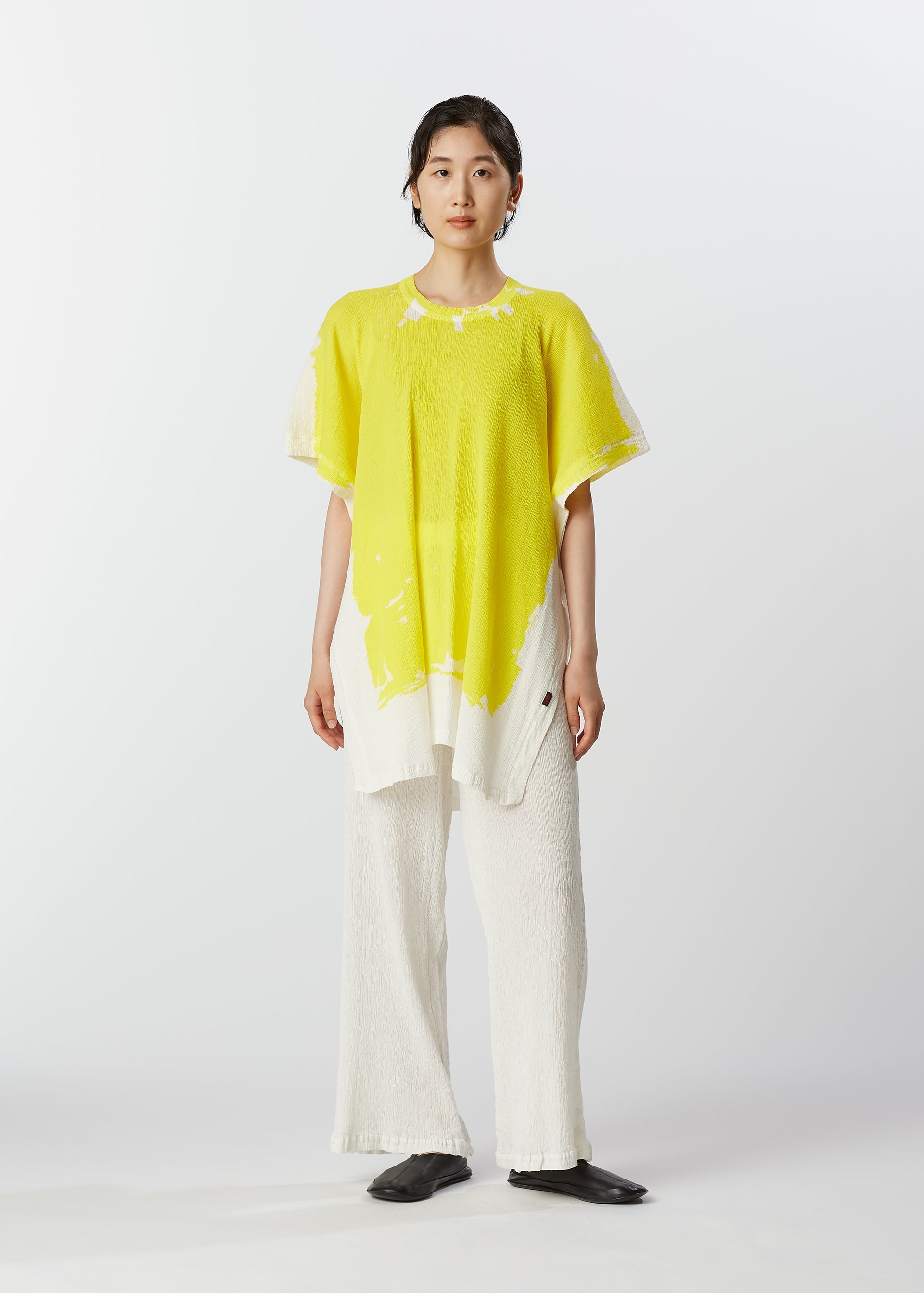 イッセイミヤケ Issey miyake ノースリーブ チュニック トップス