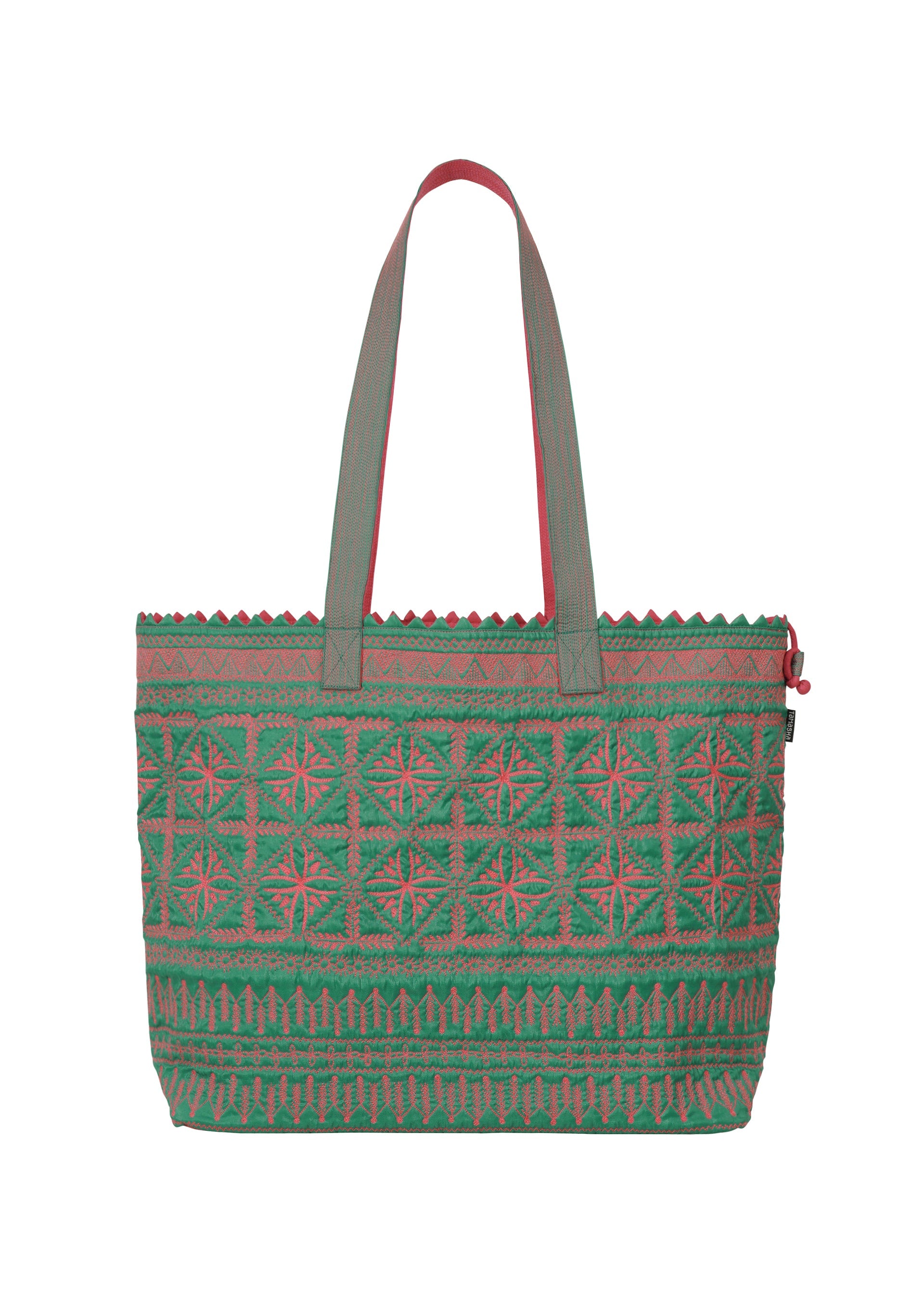 INSIDE OUT Bag Jade Green x Poppy Red