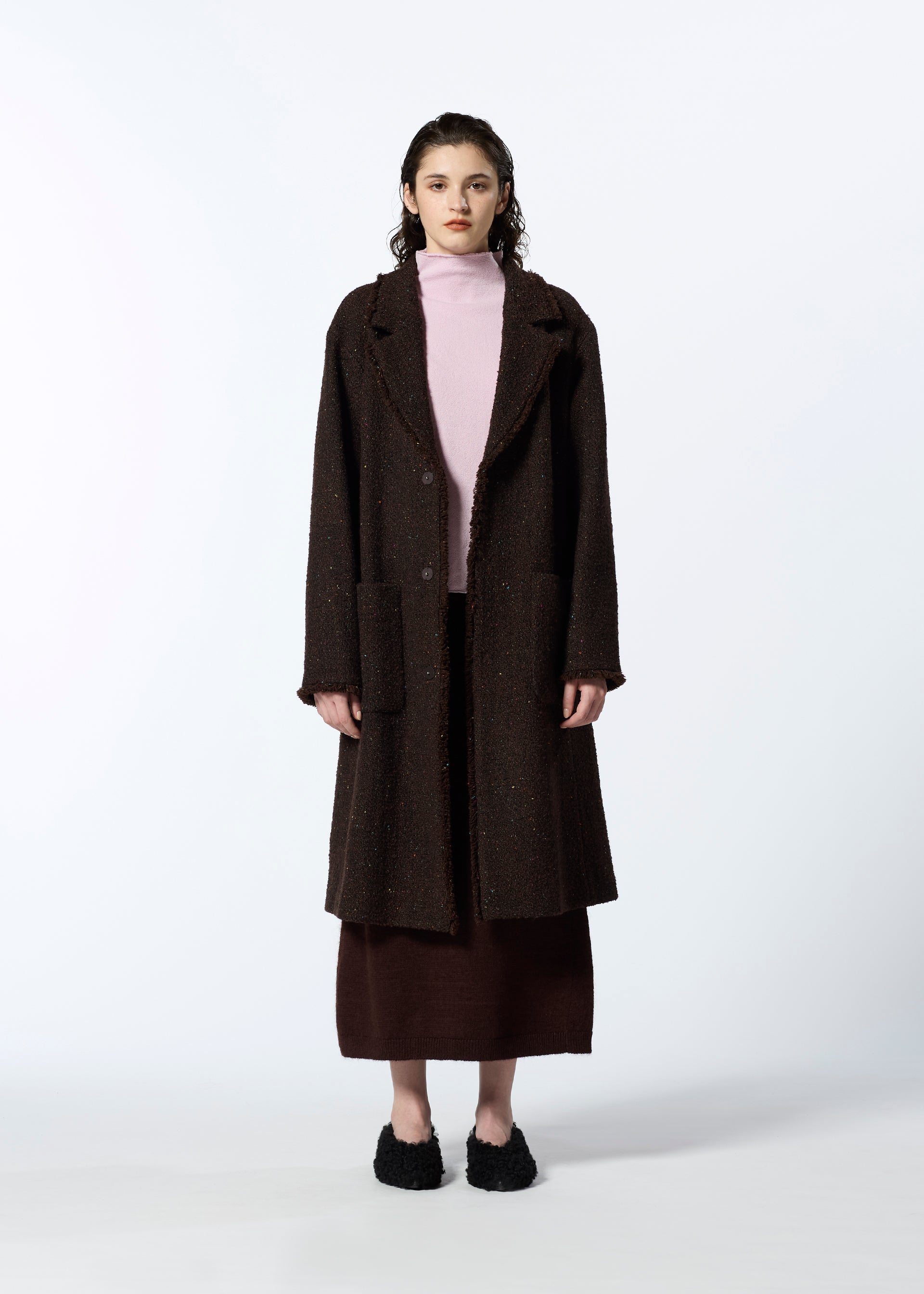 ISSEY MIYAKE Haat　シャーリング　ストライプ　チャイナジャケット HaaT – The official ISSEY MIYAKE ONLINE STORE | ISSEY MIYAKE UK