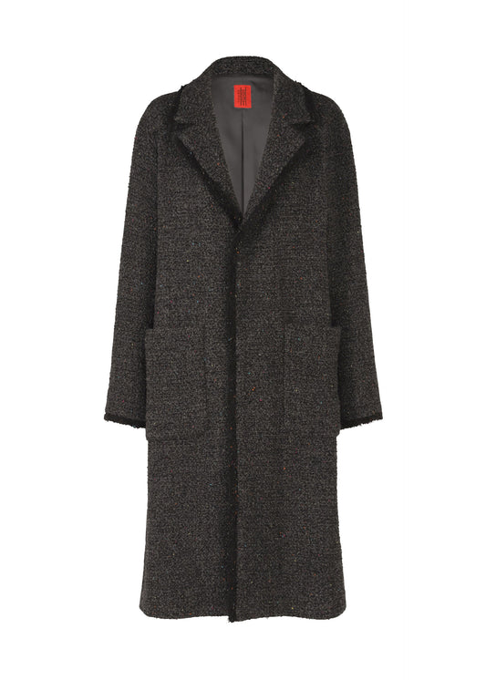 A product shot of the HAAT ROVING NEP jacket in charcoal (14).