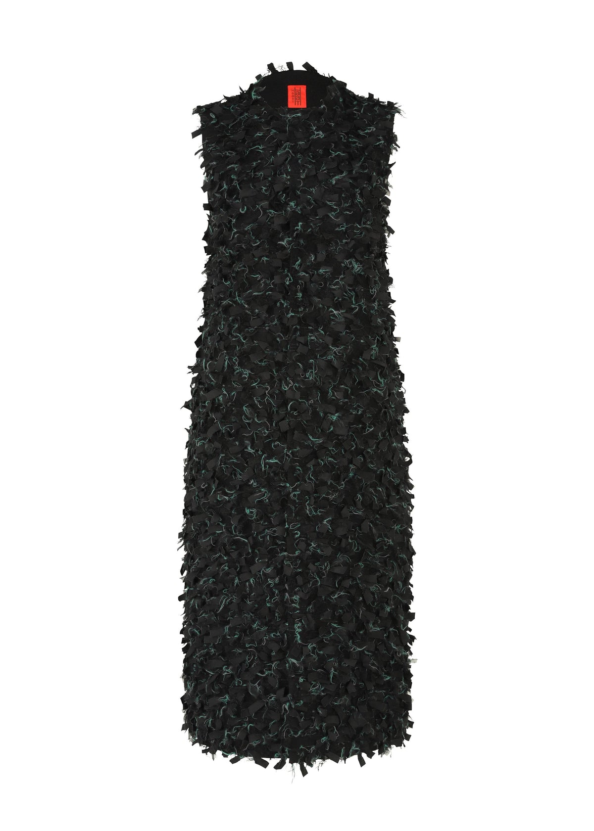 A product shot of the HAAT RIBBON TWEED clothing in black (15).
