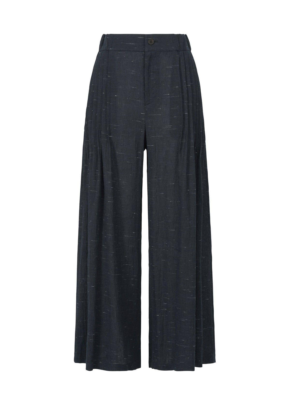 A product shot of the HAAT PINTUCKING trousers in charcoal (14).