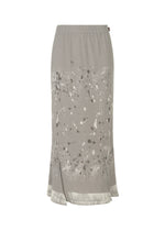KYO CHIJIMI FRIKAKE Skirt Grey