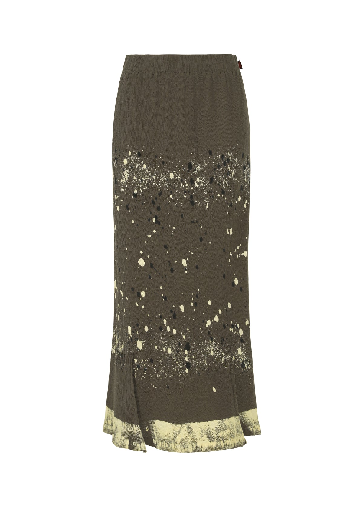 KYO CHIJIMI FRIKAKE Skirt Khaki