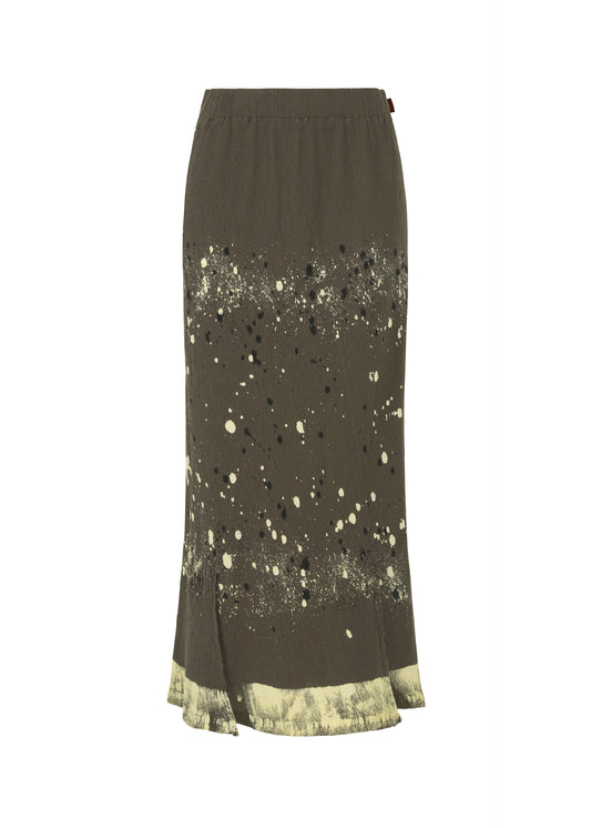 KYO CHIJIMI FRIKAKE Skirt Khaki