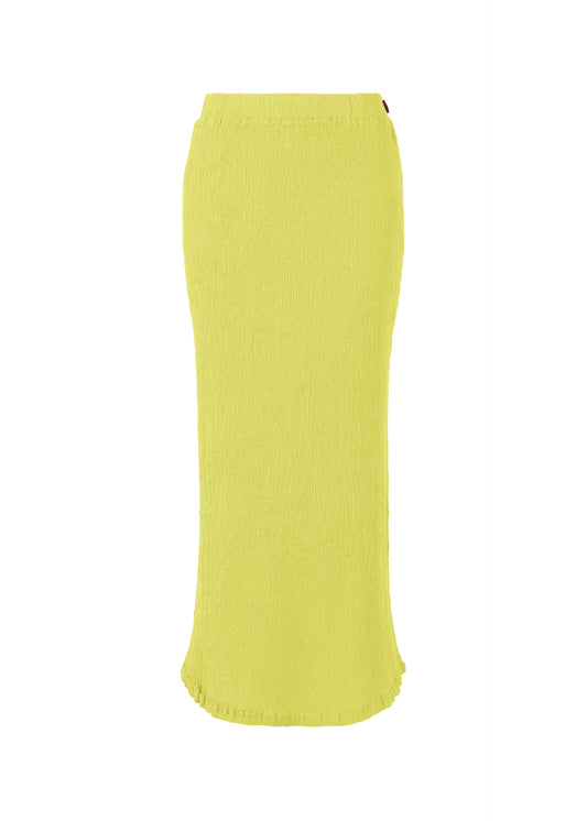 KYO CHIJIMI AUGUST Skirt Lime Yellow
