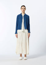A model wears the HAAT TATSUMAKI SKIRT skirt.