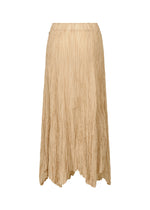 A detail shot of the HAAT TATSUMAKI SKIRT skirt.