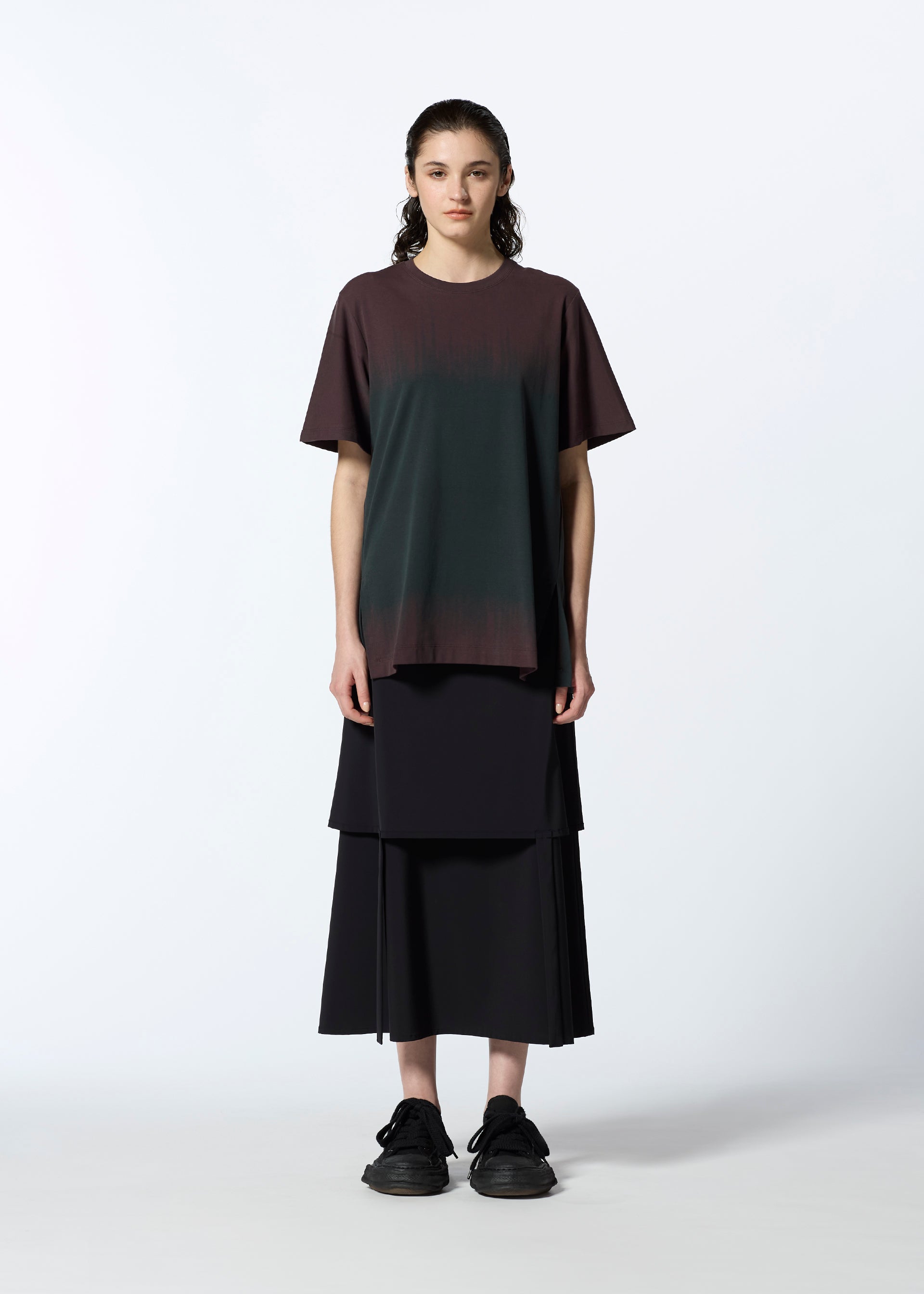 2 WAY NYLON BOTTOM Skirt Black