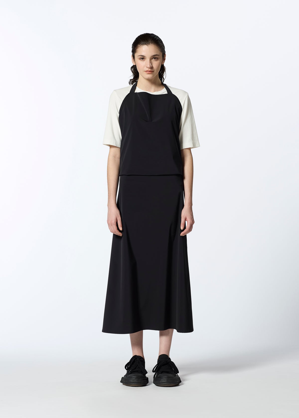 2 WAY NYLON BOTTOM Skirt Black