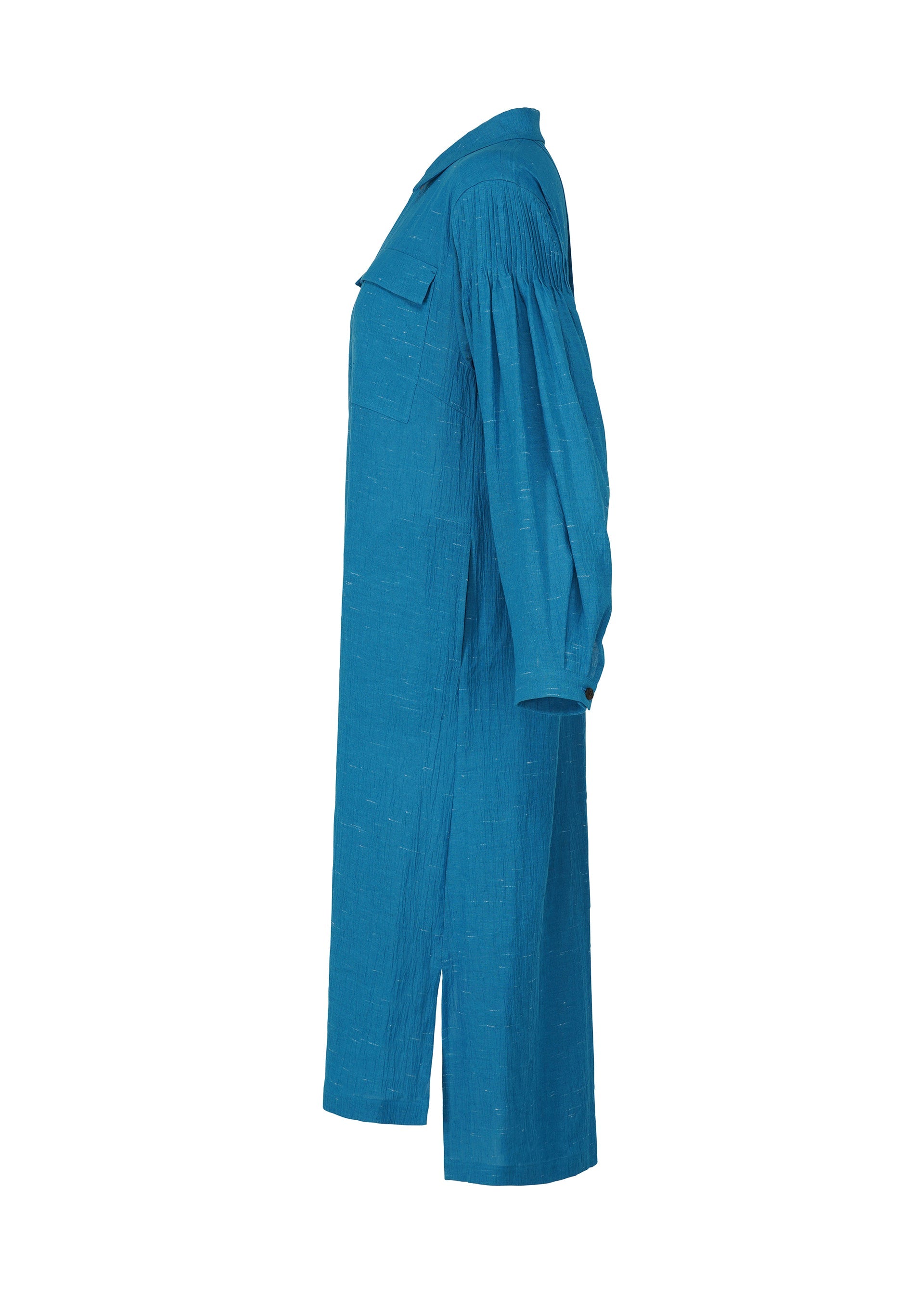 A detail shot of the HAAT PINTUCKING dress.