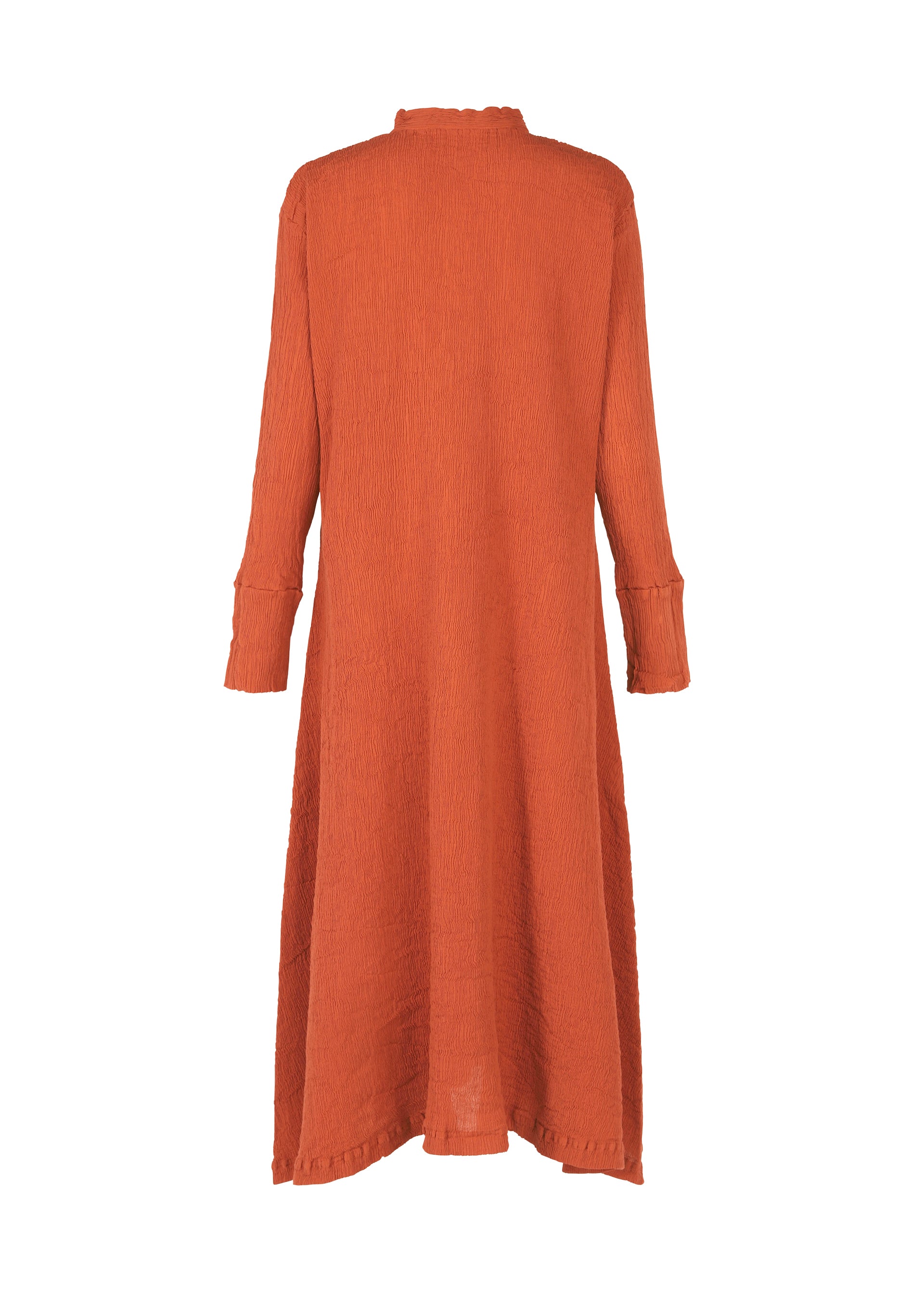 A detail shot of the HAAT KYO CHIJIMI SEPTEMBER dress.