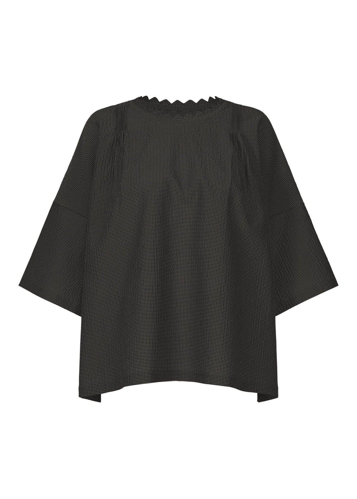 A product shot of the HAAT LIGHT WEIGHT shirt in black.