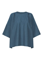 A product shot of the HAAT LIGHT WEIGHT shirt in blue.