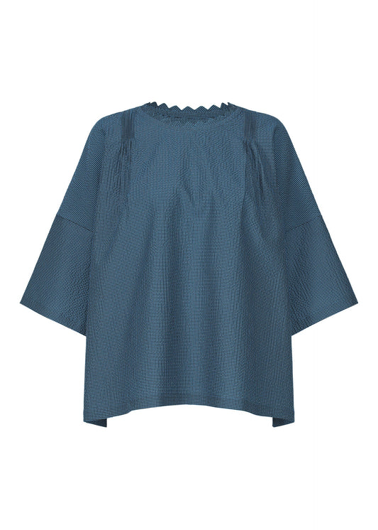 A product shot of the HAAT LIGHT WEIGHT shirt in blue.