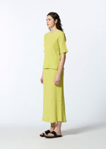 KYO CHIJIMI AUGUST Top Lime Yellow