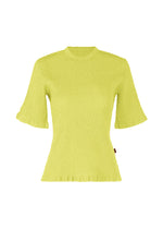 KYO CHIJIMI AUGUST Top Lime Yellow