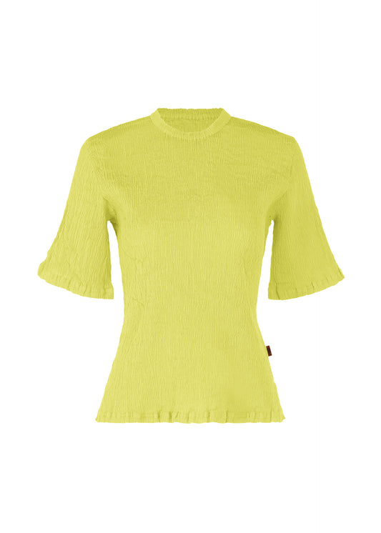 KYO CHIJIMI AUGUST Top Lime Yellow