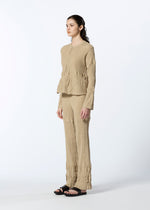 KYO CHIJIMI HORIZONTAL STRIPE Cardigan Light Purple