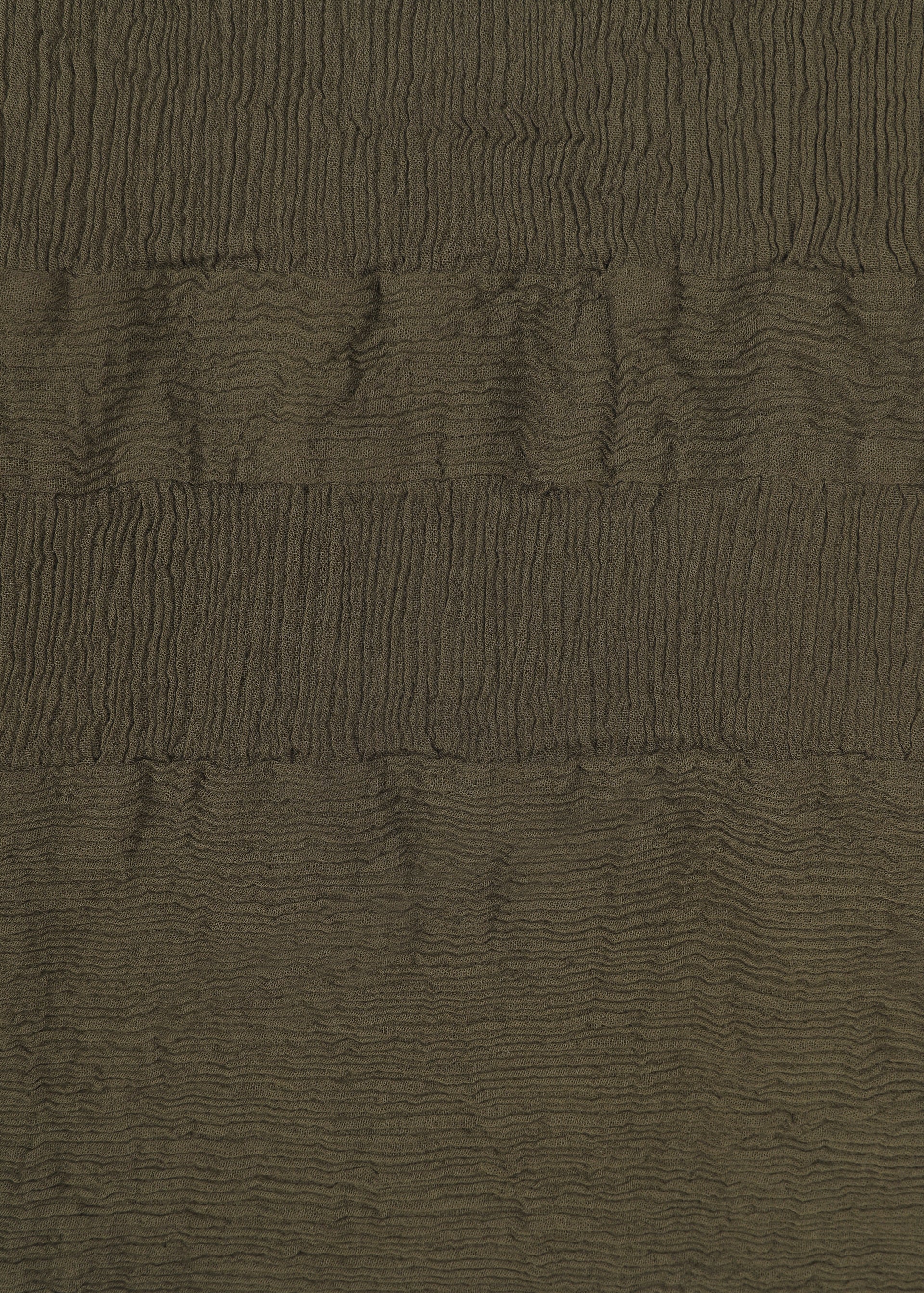 KYO CHIJIMI HORIZONTAL STRIPE Cardigan Khaki