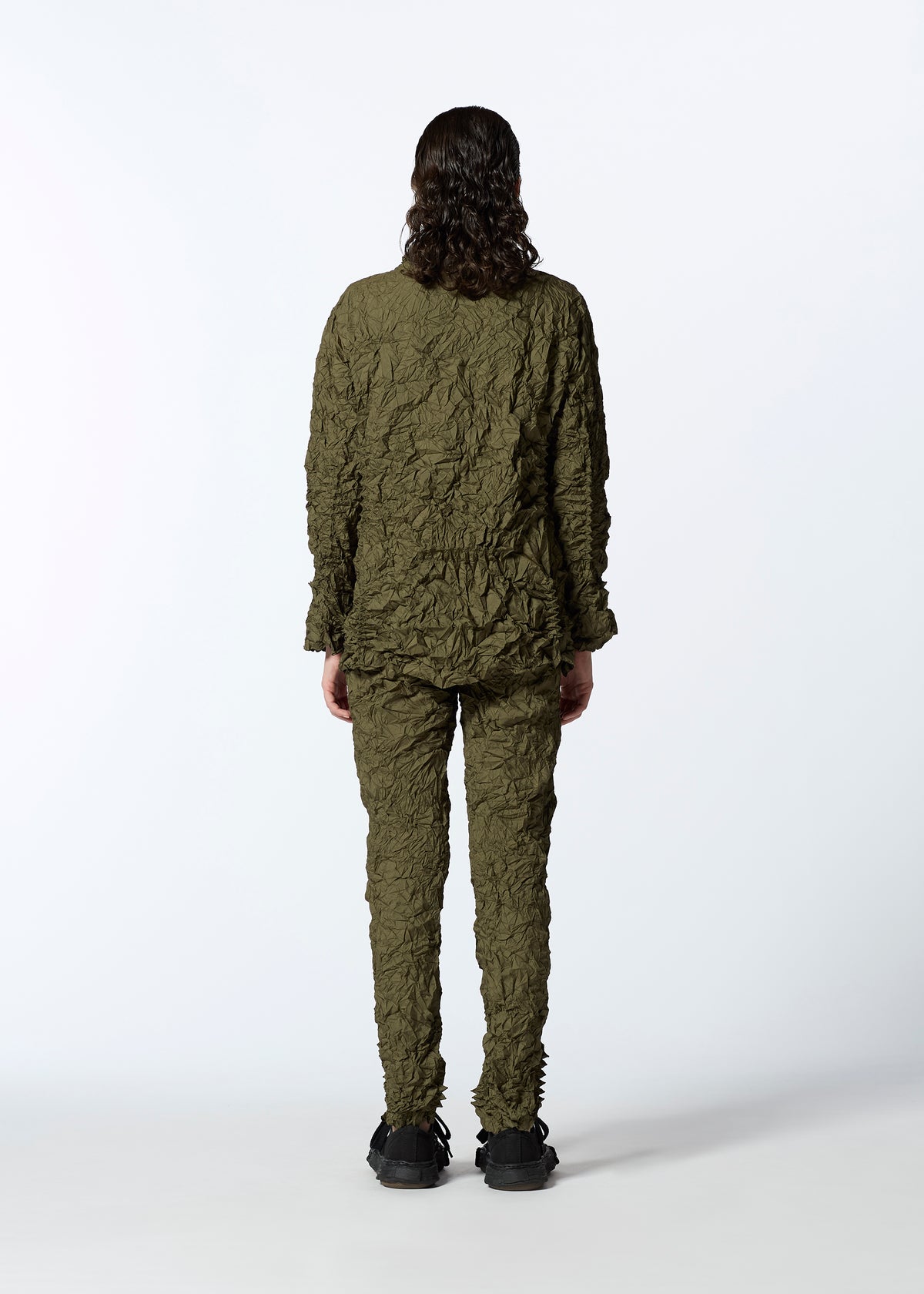 KUMO SHIBORI PARKER Cardigan Khaki