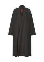 A product shot of the HAAT LIGHT WEIGHT cardigan in black.