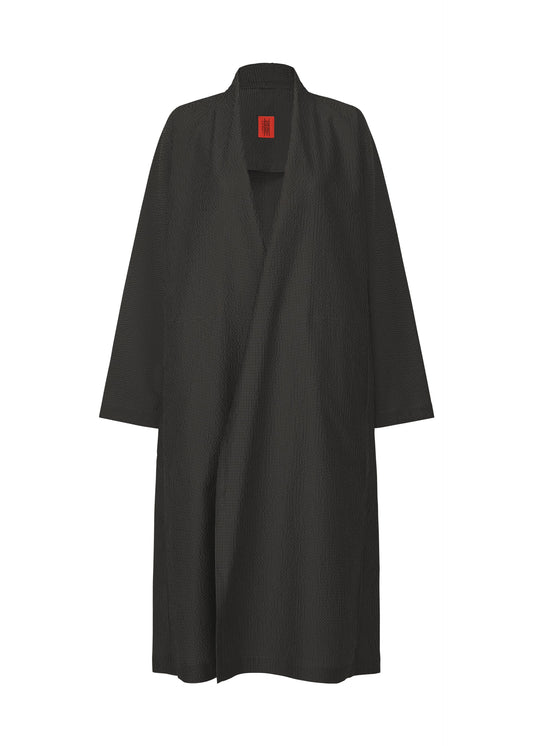 A product shot of the HAAT LIGHT WEIGHT cardigan in black.