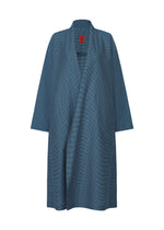 A product shot of the HAAT LIGHT WEIGHT cardigan in blue.