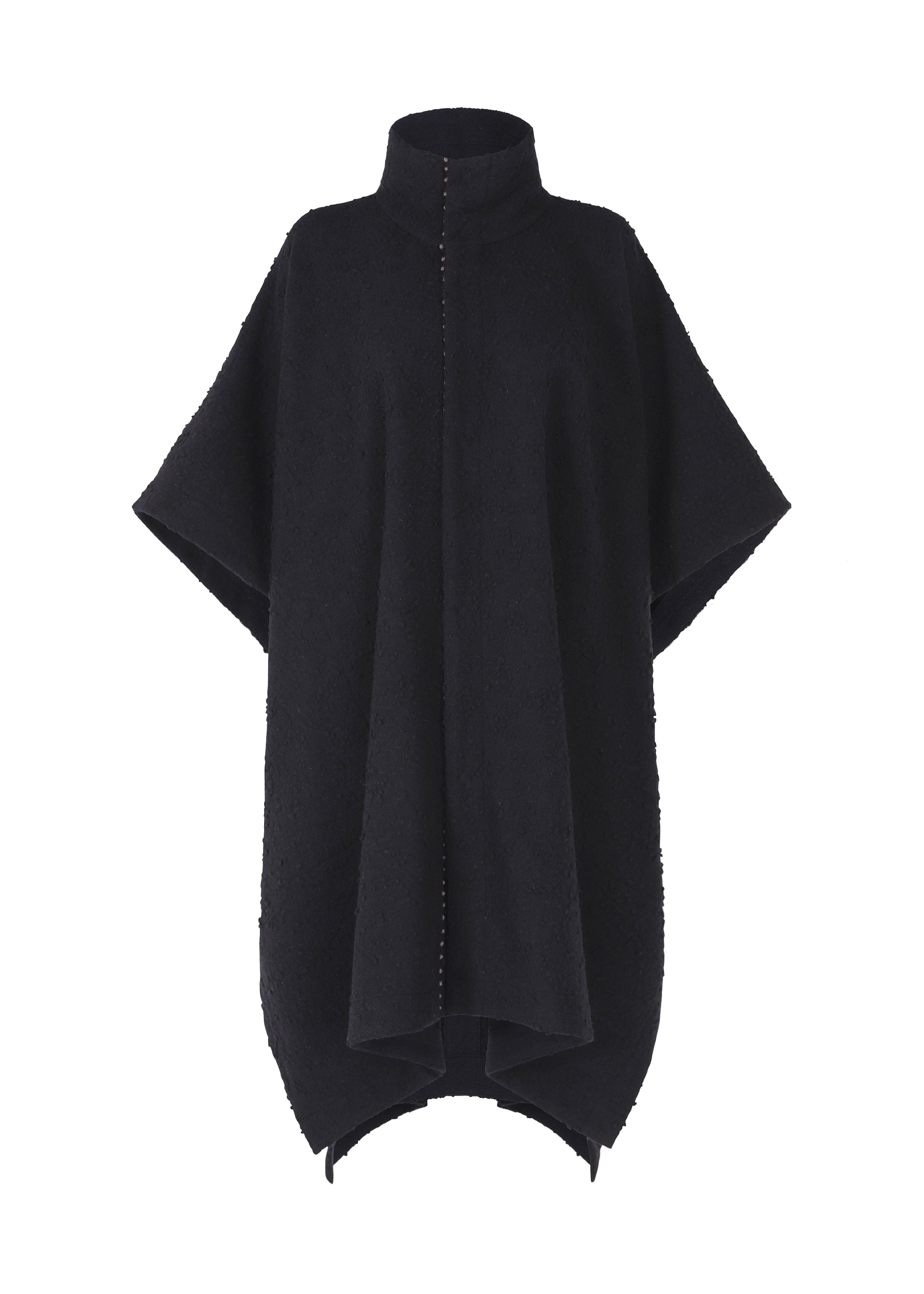 A product shot of the HAAT MILLED KNOTS cardigan in dark navy (76).