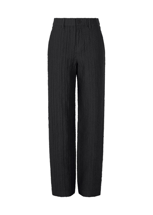 A product shot of the HAAT RASCHEL ASSEMBLY trousers in black (15).