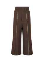 A product shot of the HAAT EDGE LINE trousers in brown (44).