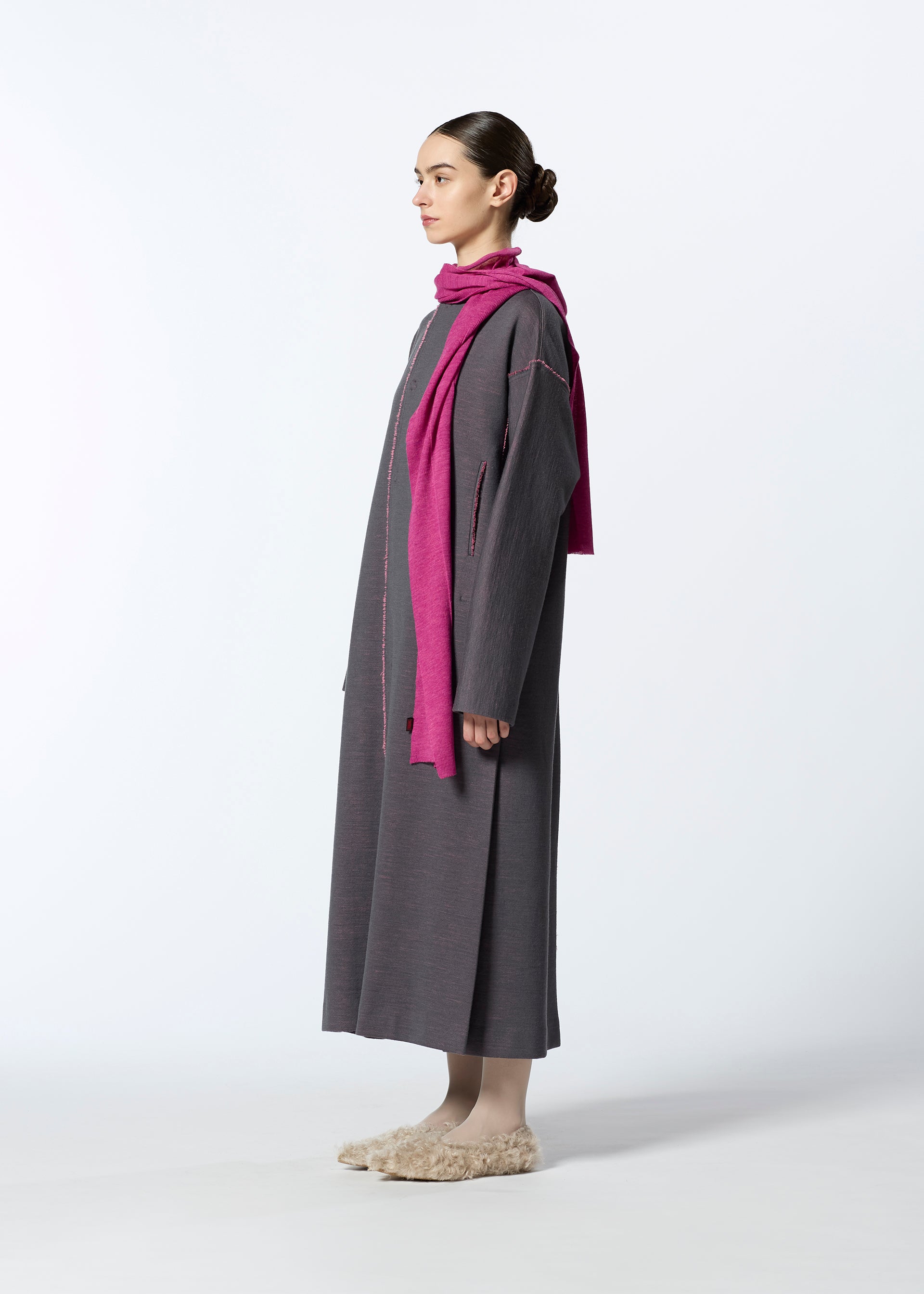 A model wears the HAAT EDGE LINE dress.