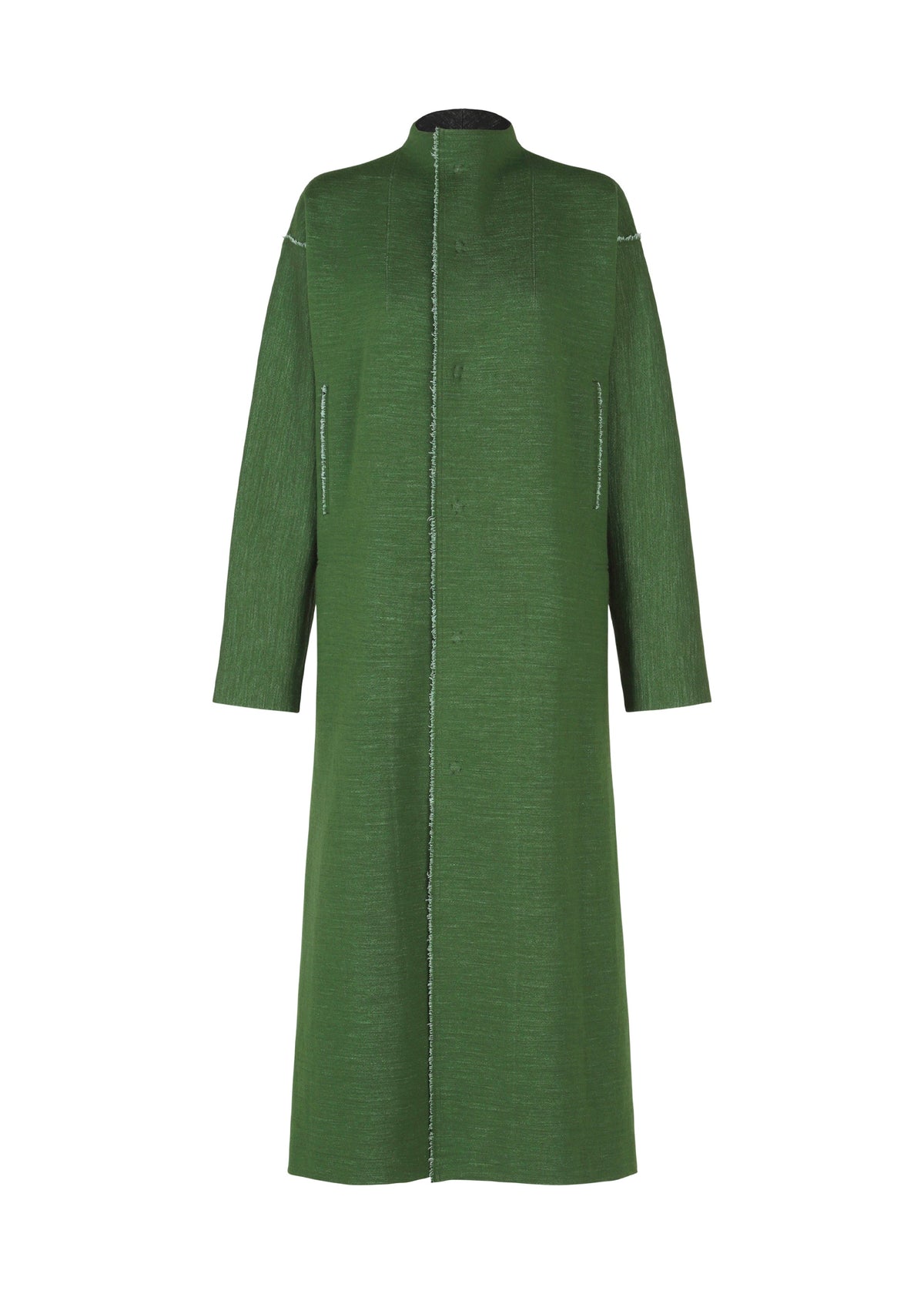 A product shot of the HAAT EDGE LINE dress in green (62).