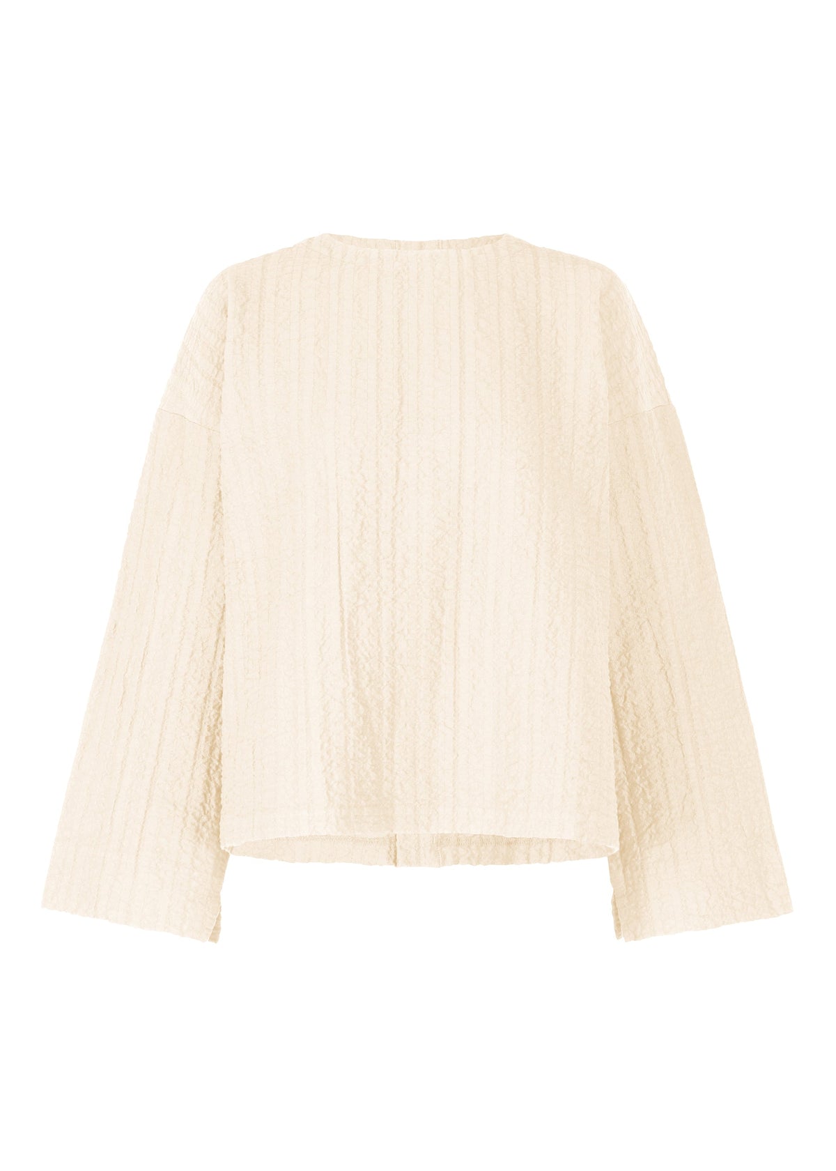 A product shot of the HAAT RASCHEL ASSEMBLY shirt in off white (02).
