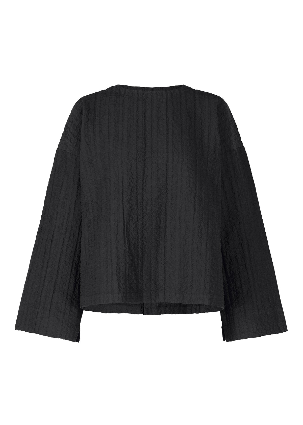 A product shot of the HAAT RASCHEL ASSEMBLY shirt in black (15).
