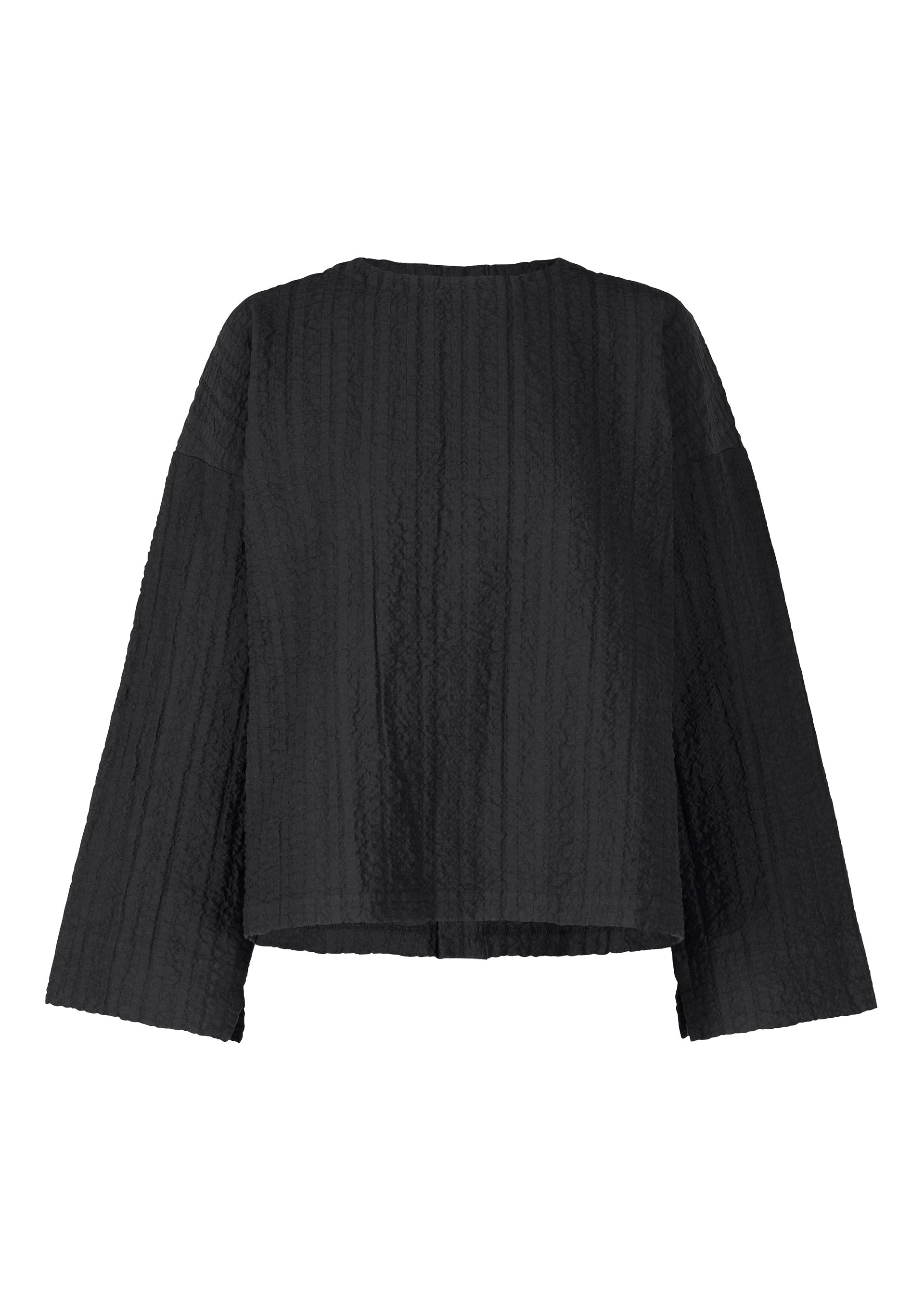 A product shot of the HAAT RASCHEL ASSEMBLY shirt in black (15).