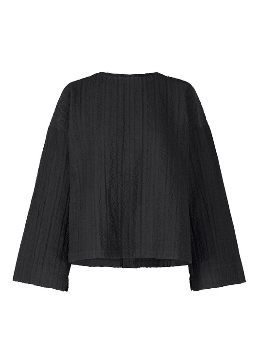 A product shot of the HAAT RASCHEL ASSEMBLY shirt in black (15).