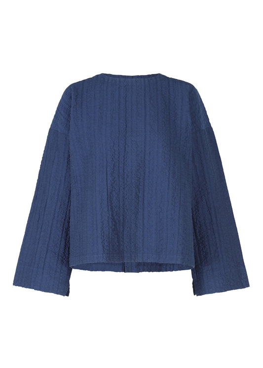 A product shot of the HAAT RASCHEL ASSEMBLY shirt in blue (72).