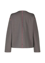 A detail shot of the HAAT EDGE LINE cardigan.