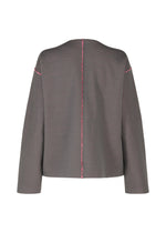 A detail shot of the HAAT EDGE LINE cardigan.