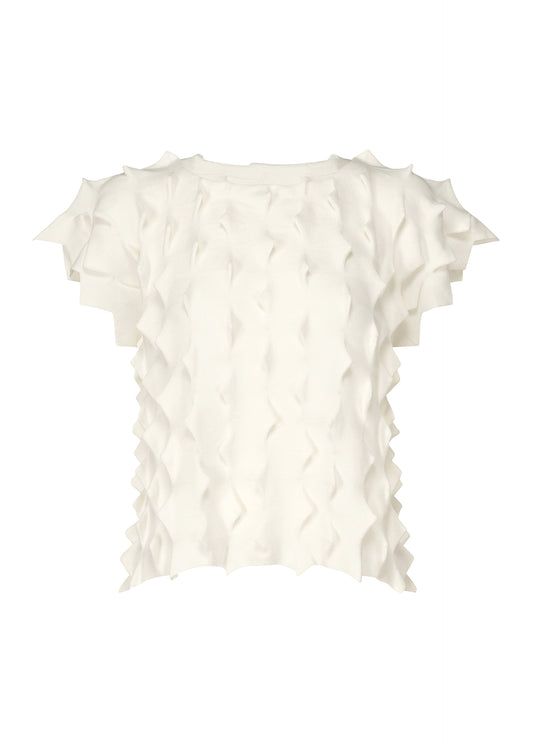 ZIG KNIT Top Off White