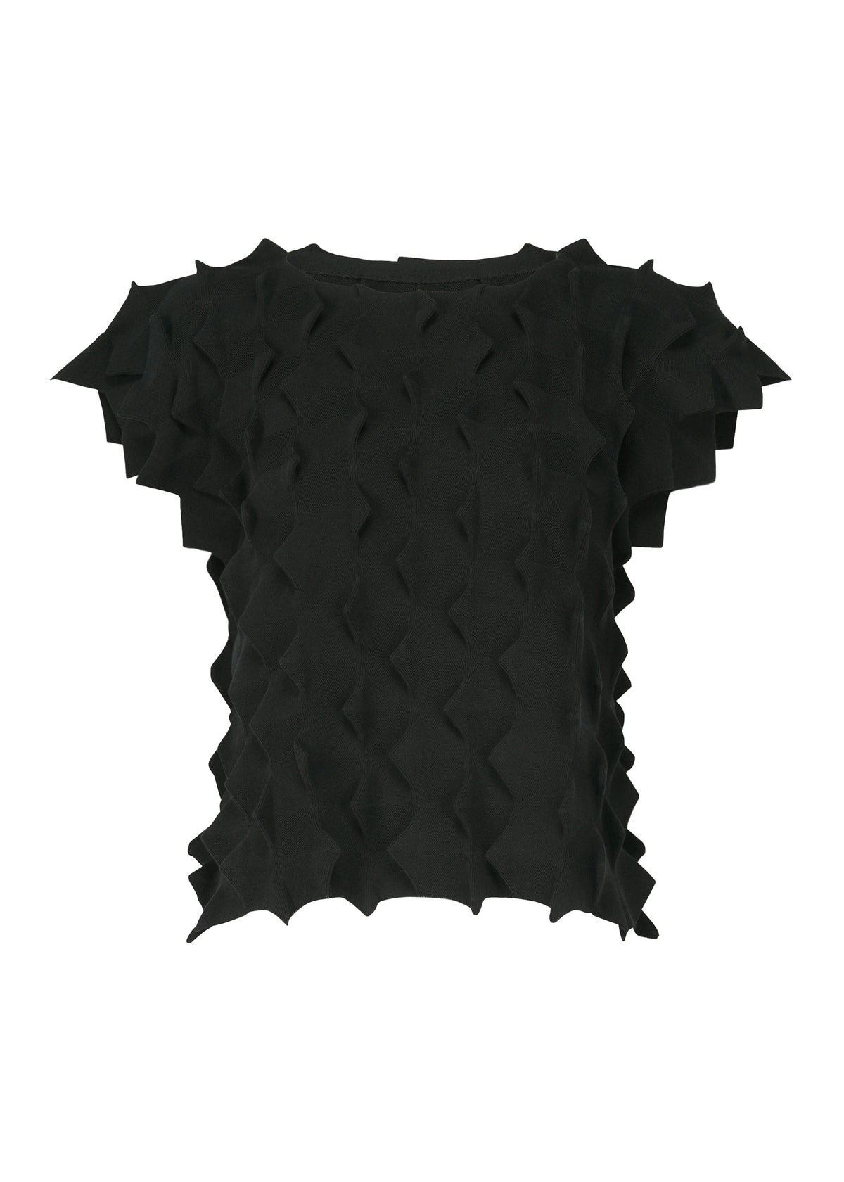ZIG KNIT Top Black