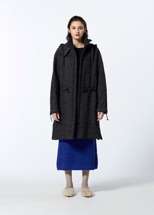 HOODED KABIRA COAT Coat Black
