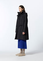 HOODED KABIRA COAT Coat Black