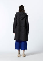 HOODED KABIRA COAT Coat Black